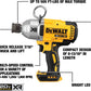Dewalt DCF898B 20V Max* Xr® High Torque 7/16" Impact Wrench With Quick Release Chuck (Bare)
