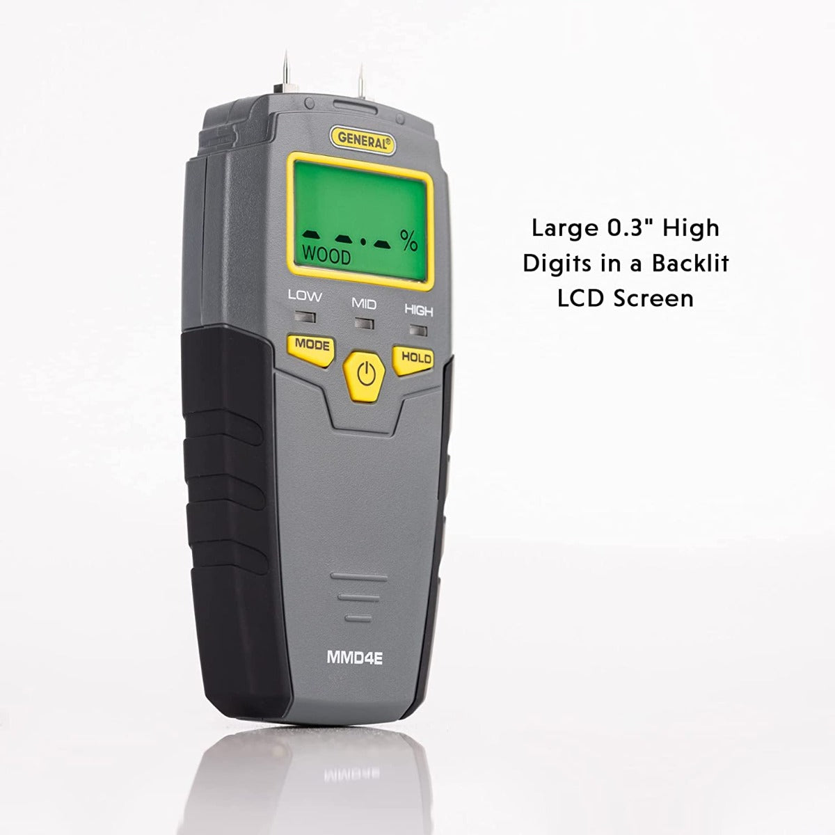 General Tools MMD4E Pin-Type Lcd Moisture Meter