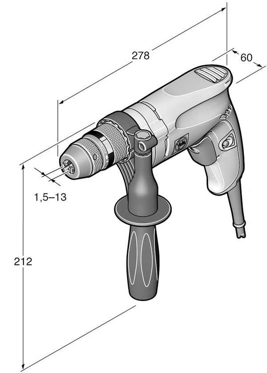 Fein 72055360090 Hand Drill Bop10 Set1 N09 110120V