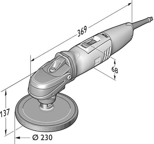 Fein 72214812360 Angle Polisher Wpo14-15E/N09 60H1