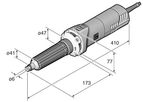 Fein 72231960090 Hand Grinder Gsz8-280Pel/N09 120V