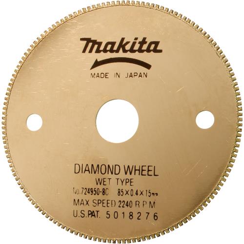 Makita 724950-8C 3‑3/8" Diamond Blade, Tile/Glass