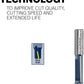 Bosch 85602M 1/2 In. X 1-1/2 In. Carbide Tipped 3-Flute Template Trim Bit