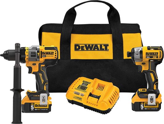 Dewalt DCK2100P2 20V Max* Brushless Cordless 2-Tool Kit Including Hammer Drill/Driver With Flexvolt Advantage