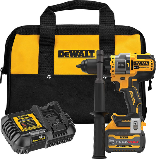 Dewalt DCD999T1 20V Max* 1/2 In. Brushless Cordless Hammer Drill/Driver With Flexvolt Advantage Kit