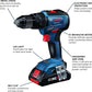 Bosch GXL18V-233B25 18V 2-Tool Combo Kit