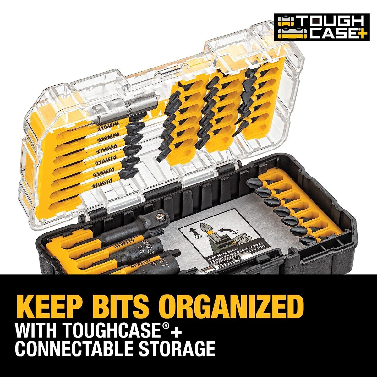 Dewalt DWA2T40IR Flextorq® Impact Ready 40-Pc Screwdriving Bit Sets