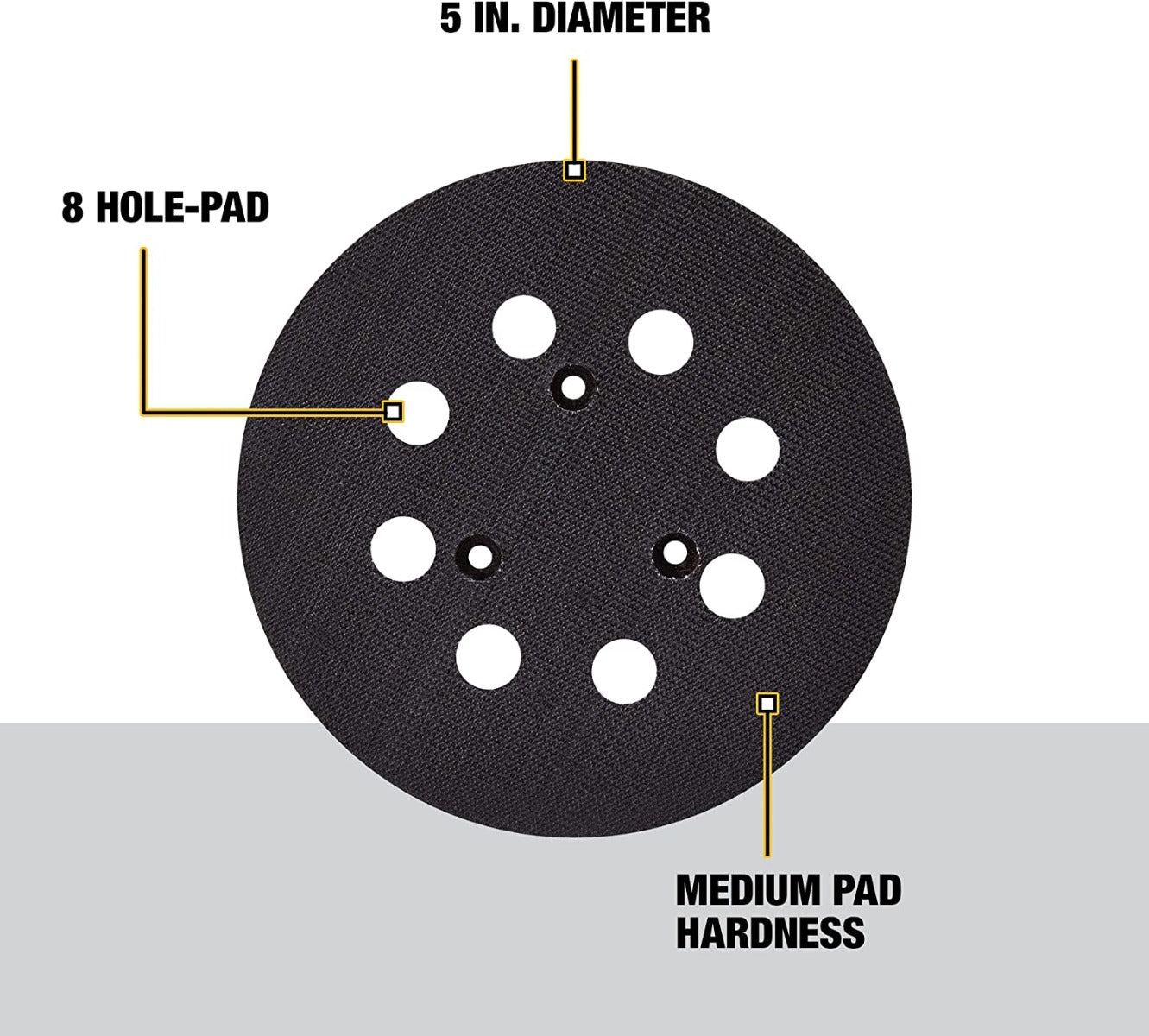 Dewalt DW4388 5" Hook & Loop Pad