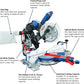 Bosch CM10GD 120V Dual-Bevel Glide Miter Saw