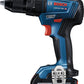 Bosch GSB18V-490B12 18V Ec Brushless 1/2 In. Hammer Drill/Driver Kit With (1) 2.0 Ah Slimpack Battery
