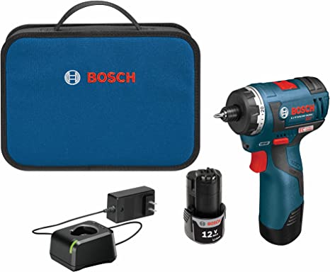 Bosch PS22-02 12V Max Brushless Pocket Driver Kit W/ (2) 2.0Ah Batteries