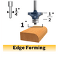 Bosch 85294MC 1/4 In. X 1/2 In. Carbide-Tipped Roundover Router Bit