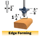Bosch 85296MC 3/8 In. X 5/8 In. Carbide-Tipped Roundover Router Bit