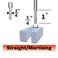 Bosch 85611M 1/4 In. Solid Carbide Double Flute Acrylic Router Bit