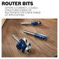 Bosch 85584M 1-3/8 In. X 9/16 In. Carbide Tipped Ogee With Fillet Bit
