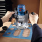 Bosch GKF125CEPK 120V Palm Router Combo Kit