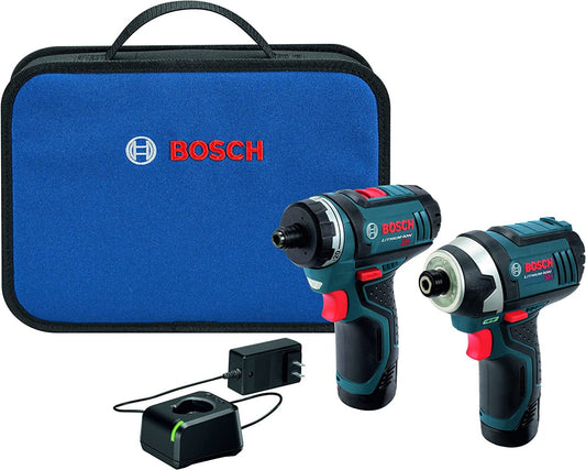 Bosch CLPK27-120 12V Max 2-Tool Combo Kit (Ps21 & Ps41) W/ (2) 2.0Ah Batteries