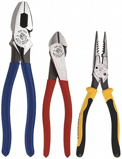 Klein Tools 94612 All Purpose Plier Combo 3 Pc*