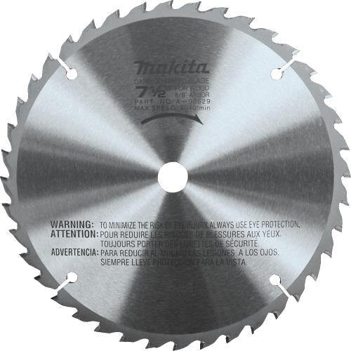 Makita A-90629 7‑1/2" 40T Carbide‑Tipped Miter Saw Blade