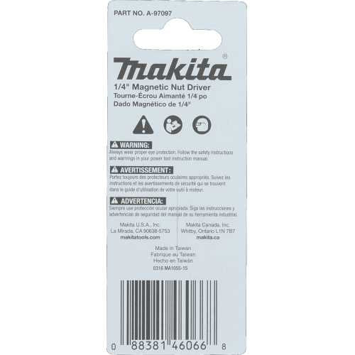 Makita A-97097 ImpactX 1/4³ x 1‘3/4³ Magnetic Nut Driver