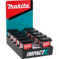 Makita A-97330-10 ImpactX™ #2 Square Recess 1″ Insert Bit, 10 x 25/pk, Display