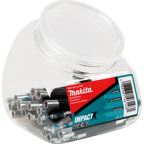 Makita A-97396 ImpactX™ 4‑3/4″ Finder/Driver™, 25/pk, Jar