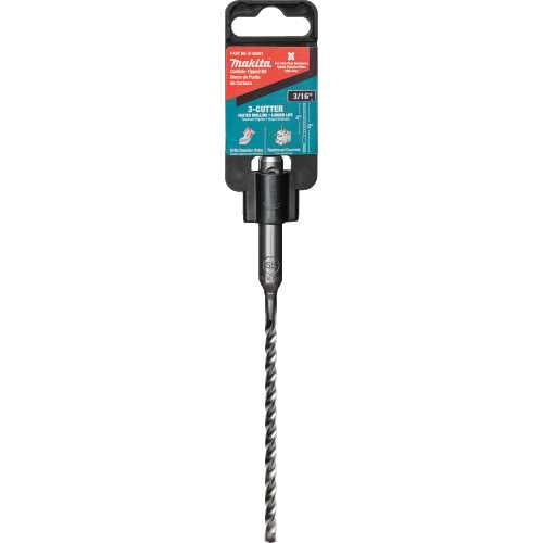 Makita B-60981 3/16" x 6" SDS‑PLUS Bit, 3‑Cutter