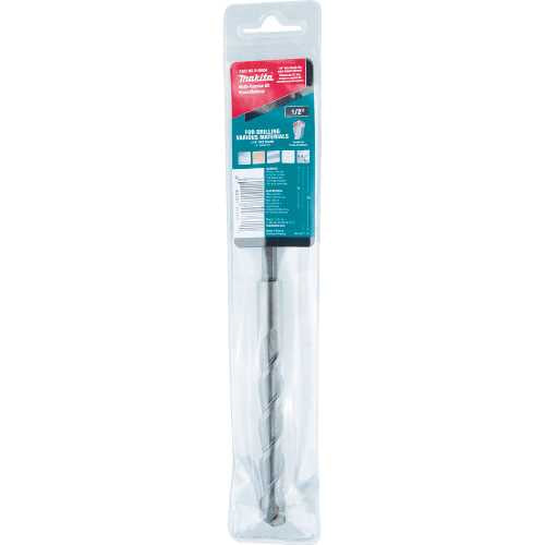 Makita B-69054 1/2" x 6" Multi‑Purpose Bit, 1/4" Hex Shank