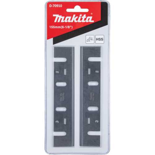 Makita D-70910 6‑1/8" Planer Blade, High Speed Steel, 2/pk