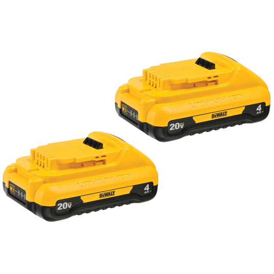 Dewalt DCB240-2 20V Max* Compact 4 Ah Battery (2 Pk)