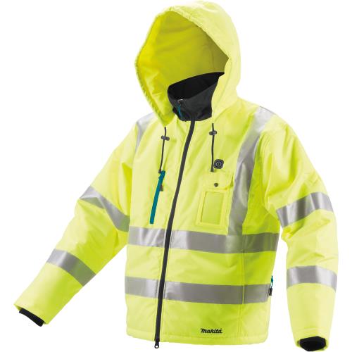 Makita DCJ206ZXL 18V LXT® Lithium‑Ion Cordless High Visibility Heated Jacket, Jacket Only (XL)