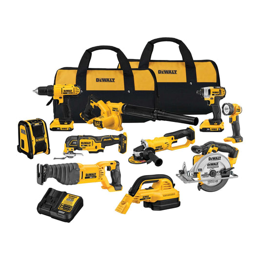 Dewalt DCK1020D2 20V Max* 10-Tool Combo Kit