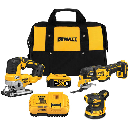 Dewalt DCK300P1 20V Max* Xr Brushless Cordless 3-Tool Woodworking Kit