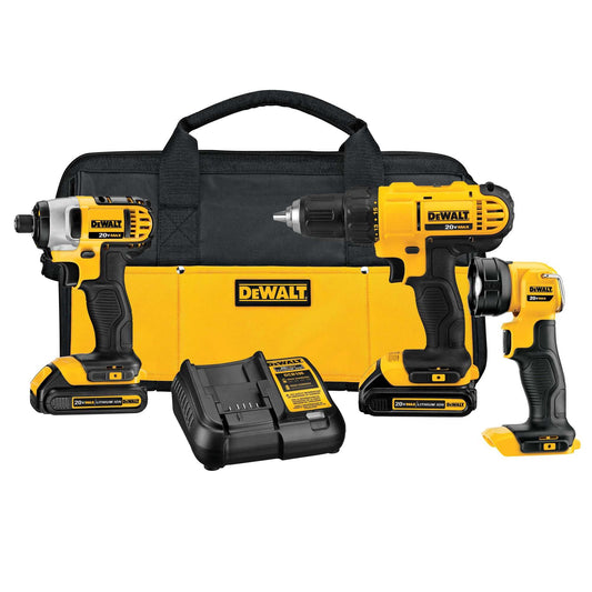 Dewalt DCK340C2 20V Max* 3-Tool Combo Kit