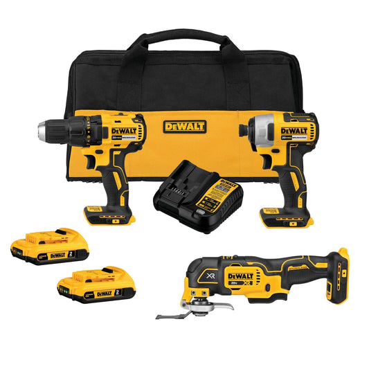 Dewalt DCK379D2 20V Max* Brushless Cordless 3-Tool Combo Kit