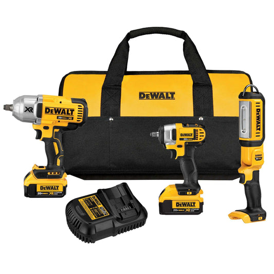 Dewalt DCK398HM2 20V Max* Cordless 3-Tool Combo Kit