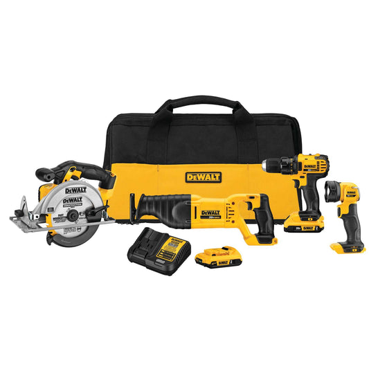 Dewalt DCK423D2 20V Max* 4-Tool Combo Kit (2.0Ah)