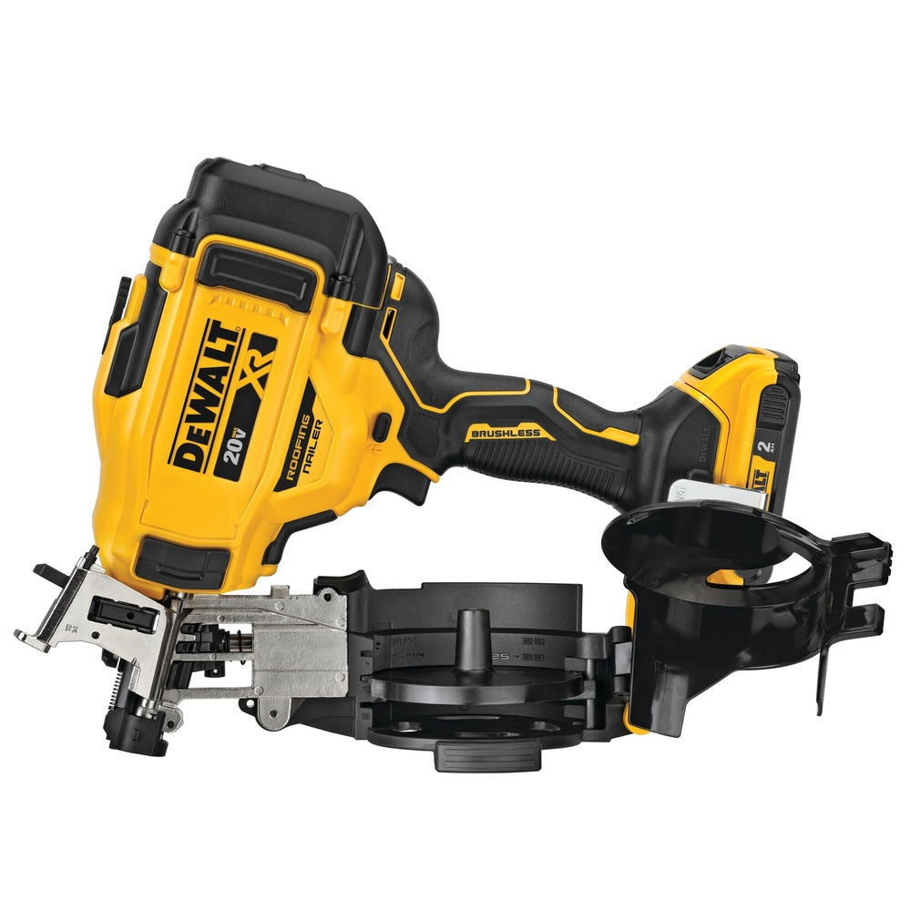 Dewalt DCN45RND1 20V Max* 15° Cordless Coil Roofing Nailer Kit