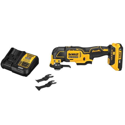 Dewalt DCS354D1 Atomic 20V Max* Brushless Cordless Oscillating Multi-Tool Kit