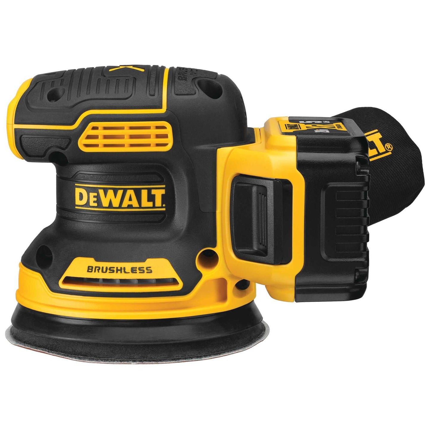 Dewalt DCW210P1 20V Max* Xr® Brushless 5 In. Cordless Variable Speed Random Orbital Sander Kit (5.0 Ah Battery)