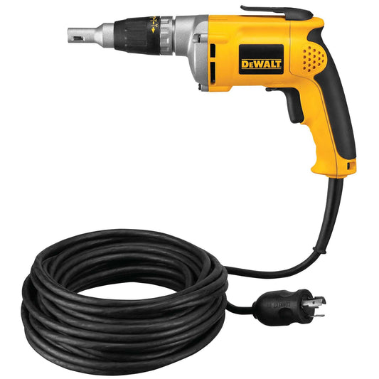 Dewalt DW272W 4,000 Rpm Vsr Drywall Screwgun With 50 Ft. Cord And Twist Lock