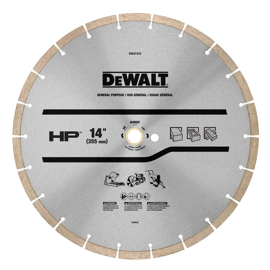 Dewalt DW47410 Hp General Purpose Segmented Diamond Blade