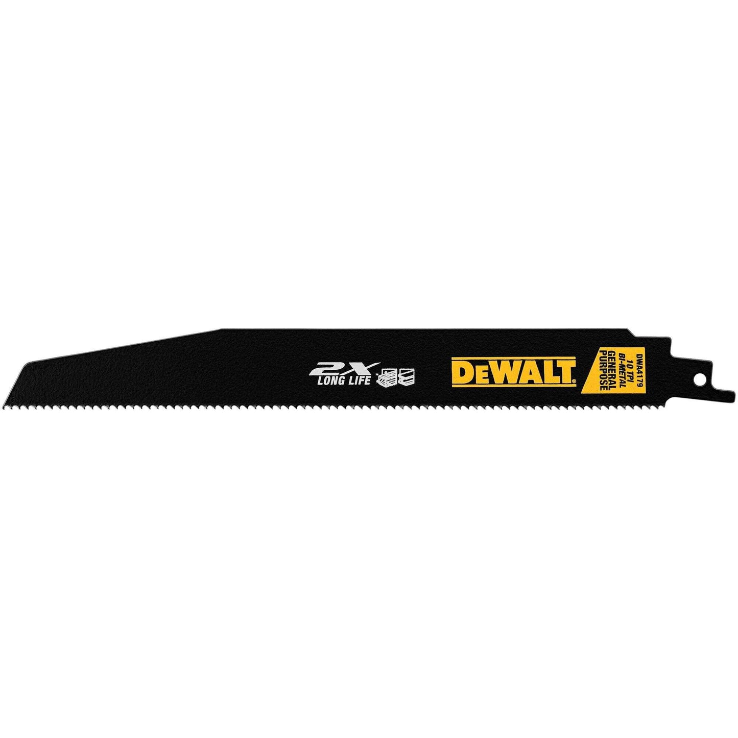 Dewalt DWA41712 2X Long Life Wood And Metal Cutting Reciprocating Saw Blades