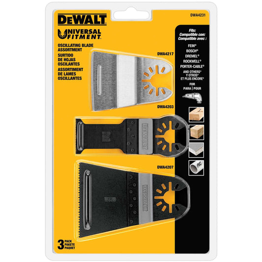 Dewalt DWA4231 Oscillating 3-Pc. Scr Plng Cut Wide Cut