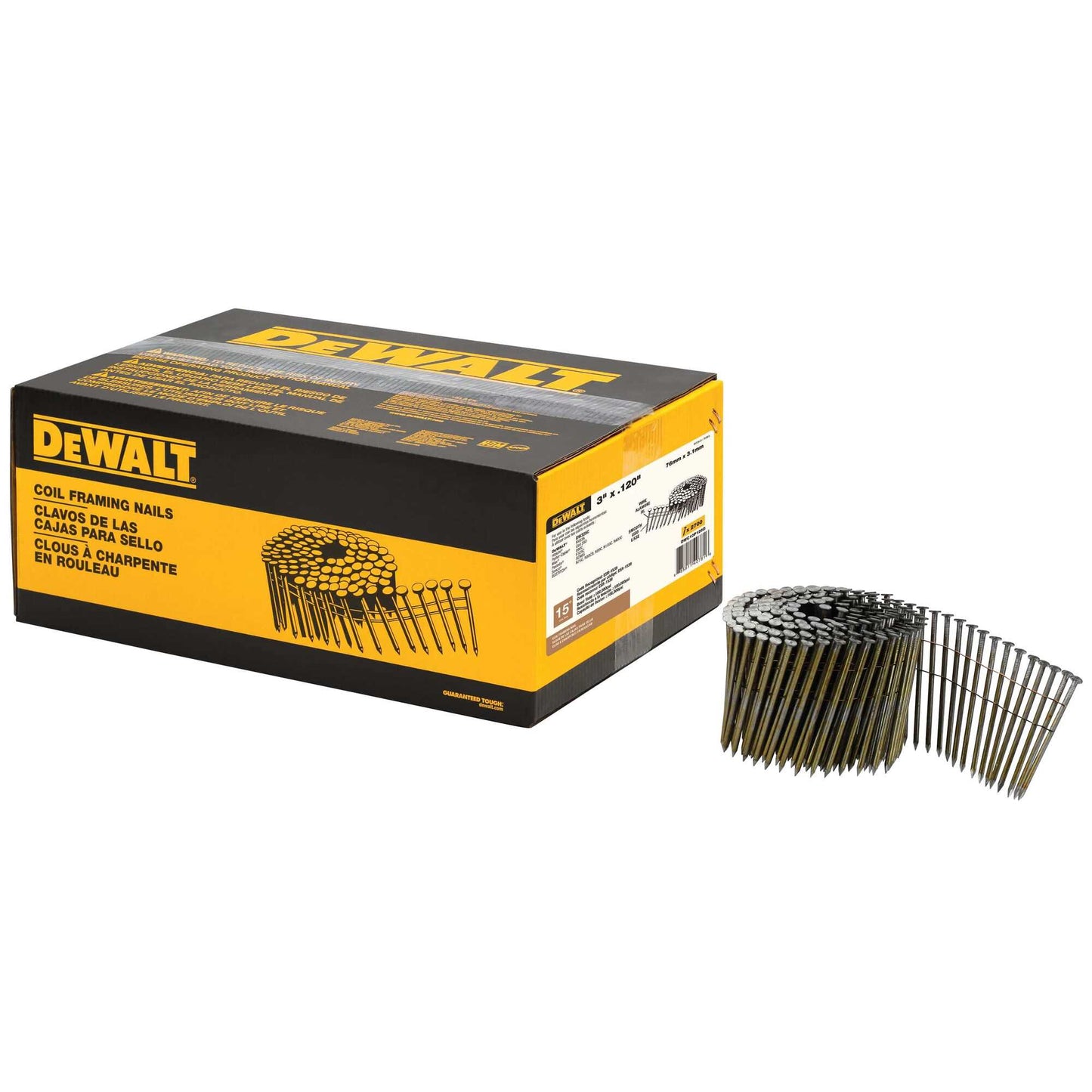 Dewalt DWC10P120D 15 Degree Coil Framing Nails