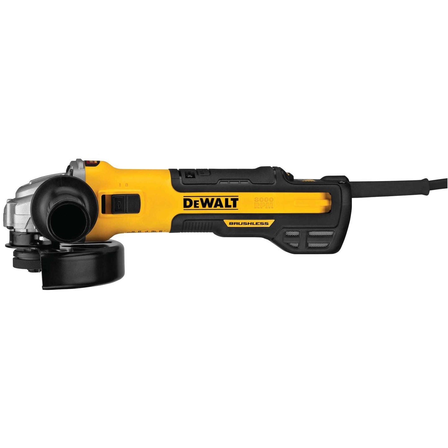 Dewalt DWE43240INOX 5 In/6 In Brushless Small Angle Grinder With Variable Speed Slide Switch, Inox