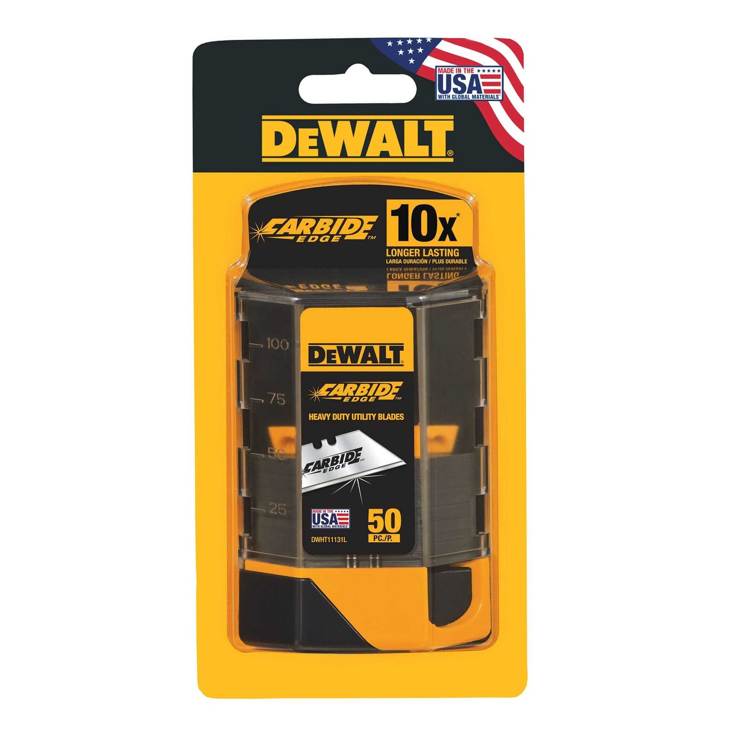 Dewalt DWHT11131L Carbide Utility Blades (50 Pk)