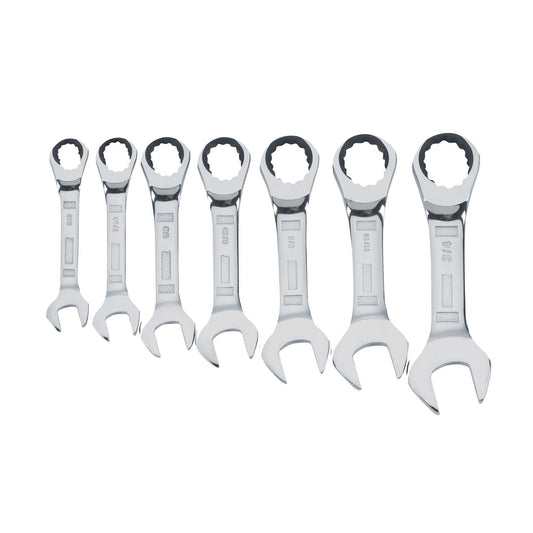 Dewalt DWMT19262 7 Piece Stubby Ratcheting Wrench Set