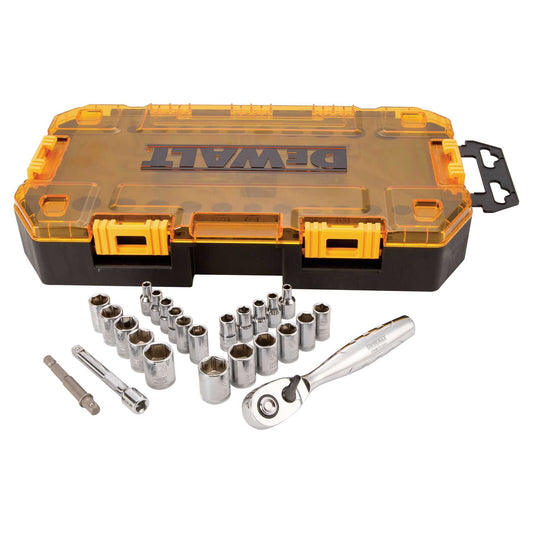 Dewalt DWMT73805 25 Piece 1/4 In Drive Socket Set