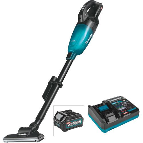 Makita GLC01R1 40V max XGT® Brushless Cordless 4‑Speed HEPA Filter Compact Stick Vacuum Kit (2.0Ah)